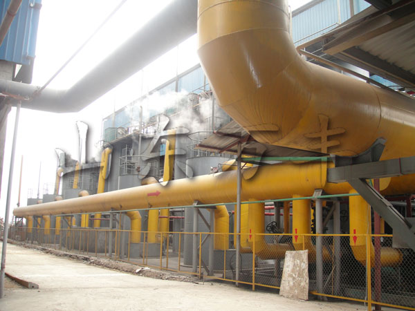 越南和发公司Ф3.2m×5台单段冷净煤气站