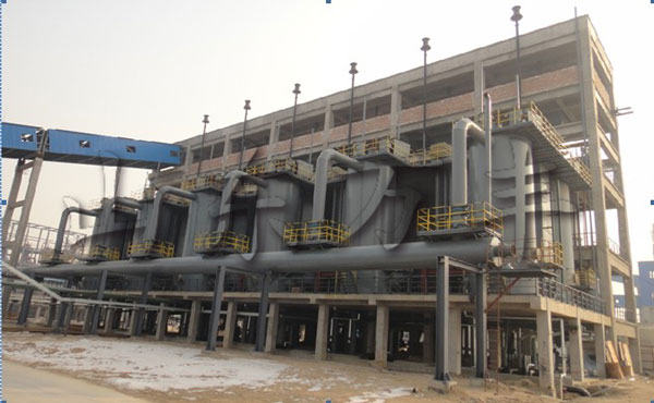 襄阳龙蟒钛业有限公司φ3.4×6台两段冷净煤气站